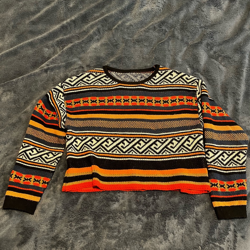 BOHO Striped Sweater